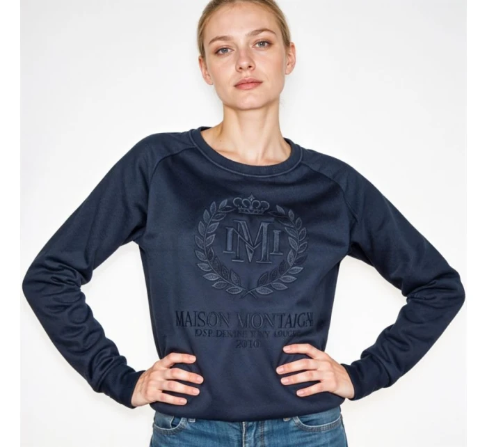 Bluza NAVY MT LADY 016 model 21359044 - Maison Montaigne Bluza NAVY MT LADY 016 model 21359044 - Maison Montaigne