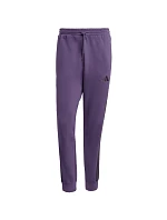 Pánské kalhoty Essentials 3Stripes Fleece purple model 21391475 - ADIDAS