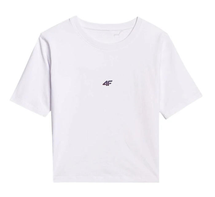 Dámské tričko 4F F2971 bílé 4FWAW25TTSHF2971 10S Dámské tričko 4F F2971 bílé 4FWAW25TTSHF2971 10S