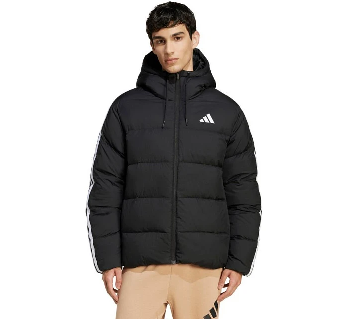 Adidas Essentials Climawarm 3 Stripes Puffer Down Hooded M JM4165 pánské bundy Adidas Essentials Climawarm 3 Stripes Puffer Down Hooded M JM4165 pánské bundy