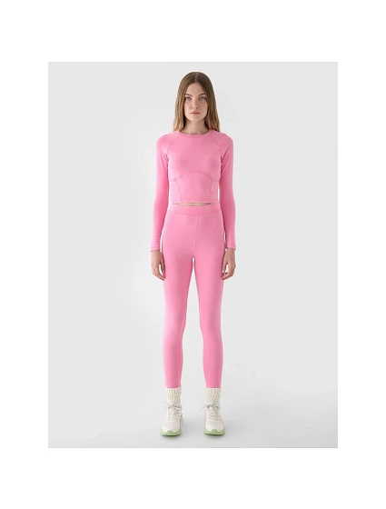 Dámské hladké tričko s dlouhým rukávem model 21432511 - 4F