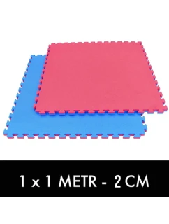 Cvičební podložka s certifikátem bezpečnosti - Puzzle 1x1m - Tatami 2 cm