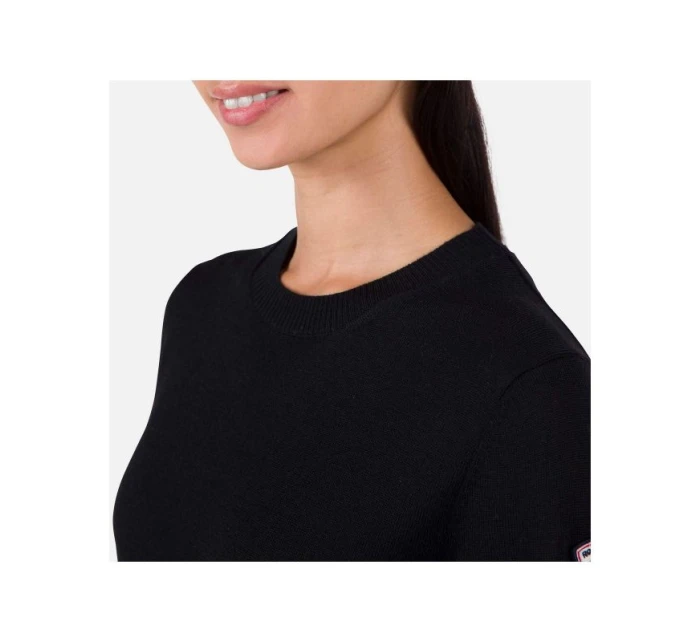 W model 21452908 Crew Neck Sweater černá - Rossignol W model 21452908 Crew Neck Sweater černá - Rossignol