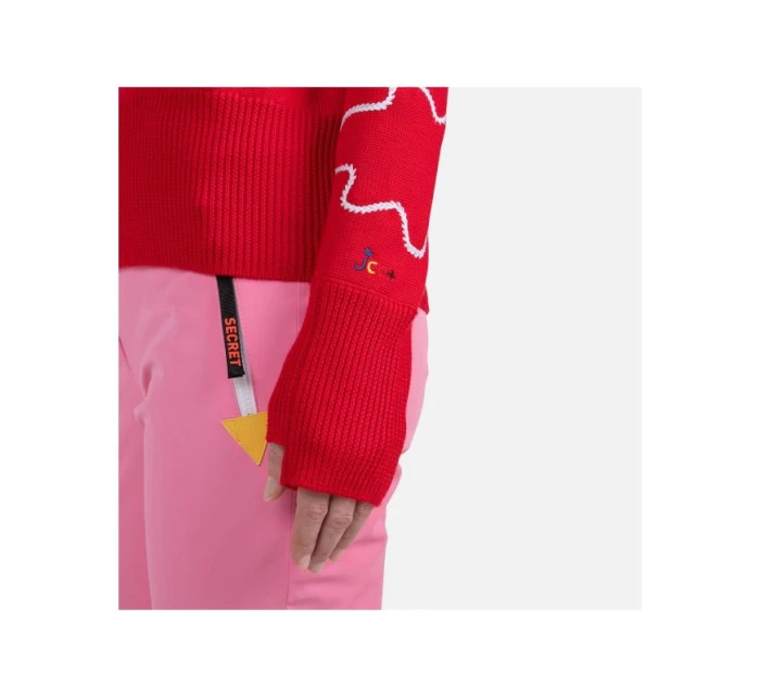 W model 21453190 Roll Neck Sweater Červená - Rossignol W model 21453190 Roll Neck Sweater Červená - Rossignol