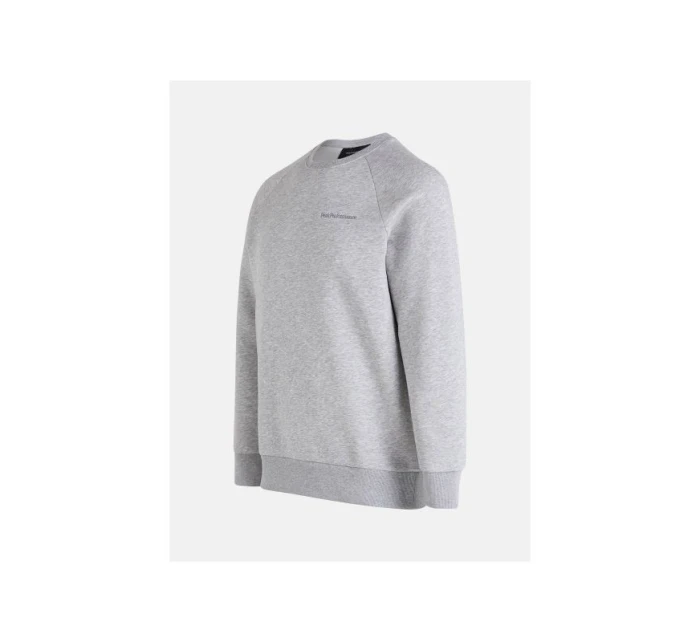 Peak Performance M Original Small Logo Crew mikina šedá Peak Performance M Original Small Logo Crew mikina šedá