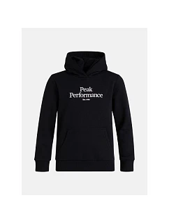Mikina Peak Performance Jr Original Hood, černá