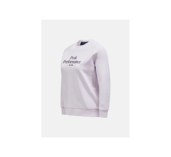 Bluza Peak Performance W Original Crew fioletowy Bluza Peak Performance W Original Crew fioletowy