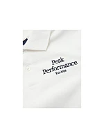 Polo tričko Peak Performance Jr Original Polo, bílé Polo tričko Peak Performance Jr Original Polo, bílé