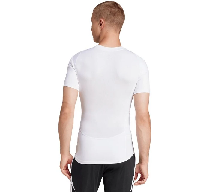 Pánské tričko adidas Techfit s krátkým rukávem bílé JP4675 pánské Pánské tričko adidas Techfit s krátkým rukávem bílé JP4675 pánské