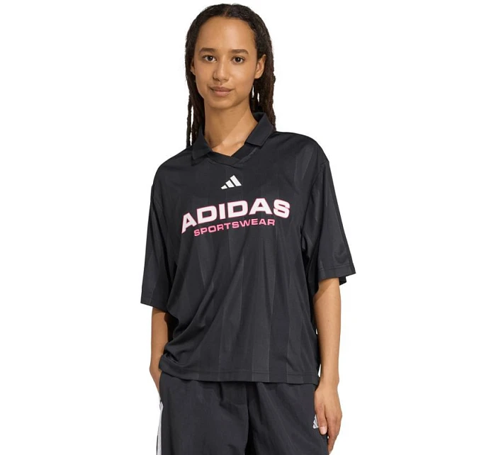 Dámské tričko adidas Tiro Q4 Polo černé JN2749 Dámské tričko adidas Tiro Q4 Polo černé JN2749