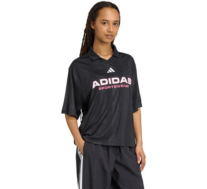 Dámské tričko adidas Tiro Q4 Polo černé JN2749 Dámské tričko adidas Tiro Q4 Polo černé JN2749