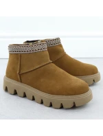 Dámské kožené boty model 21905900 se zipem - Rieker Dámské kožené boty model 21905900 se zipem - Rieker