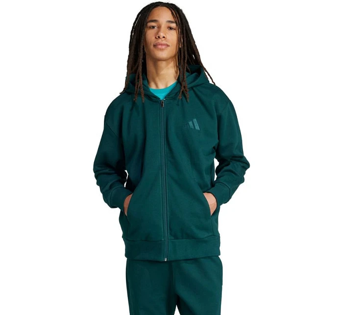 Pánská mikina ALL Fleece FullZip zelená pánská model 21493229 - ADIDAS Pánská mikina ALL Fleece FullZip zelená pánská model 21493229 - ADIDAS