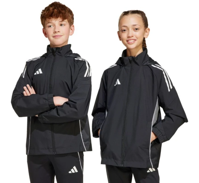Dětská bunda adidas Tiro 25 Competition All Weather černá IW0448 Dětská bunda adidas Tiro 25 Competition All Weather černá IW0448