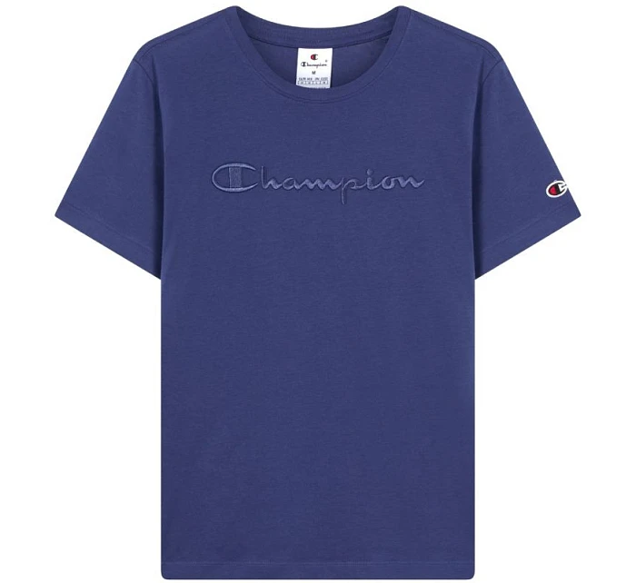 Champion dámské tričko SS Tee blue 118382 BS200 T-shirt Champion dámské tričko SS Tee blue 118382 BS200 T-shirt