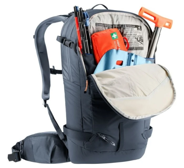 Deuter Freerider 24 lyžařský batoh černý Deuter Freerider 24 lyžařský batoh černý