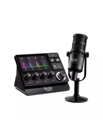 Hercules Stream Essentials Kit XLR streamování maloobchodní Hercules Stream Essentials Kit XLR streamování maloobchodní