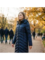 Geografické Norsko dámská bunda BLANCHE LONG NAVY DB LADY 0116 NAVY (WZ5476F/GN-MARINE)