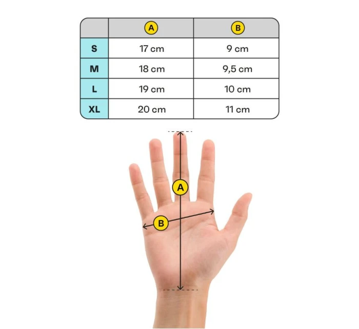 Zimní rukavice Meteor Alpora S černé Zimní rukavice Meteor Alpora S černé