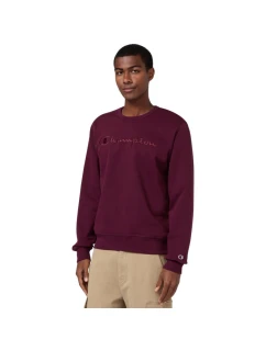 Pánská mikina Champion Crewneck Sweatshirt maroon 220272 RS522 pánské