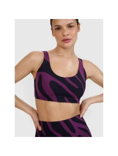 Podprsenka na jógu a pilates se střední podporou 4F 4FWSS25USBAF165-50A dámské