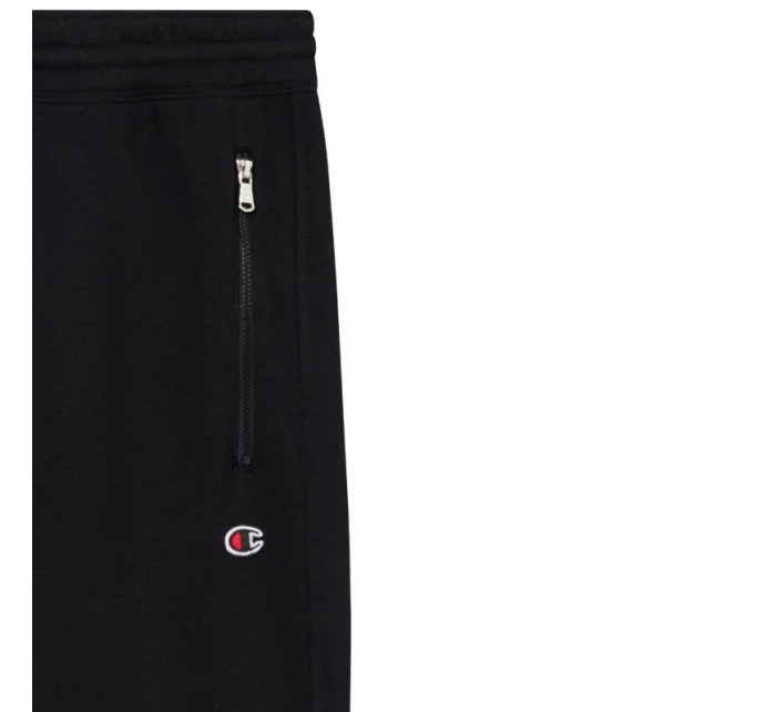Champion Pánské kalhoty s žebrovanými manžetami černé 220300 KK001 Champion Pánské kalhoty s žebrovanými manžetami černé 220300 KK001