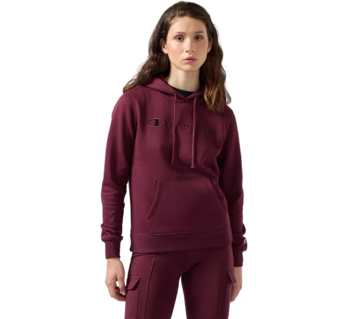 Dámská mikina s kapucí Champion bordó 118379 RS522 Dámská mikina s kapucí Champion bordó 118379 RS522