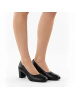 Dámské nízké lodičky na jehlovém podpatku černé Sergio model 21906133 - LEONE