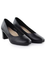 Dámské nízké lodičky na jehlovém podpatku černé Sergio model 21906133 - LEONE