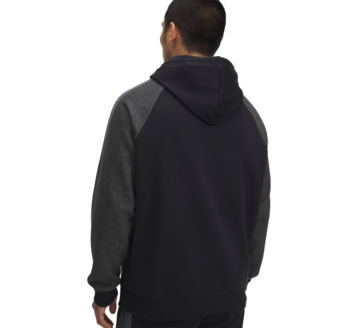 Pánská mikina Under Armour Rival Fleece Colorblock Hoodie black 6003958 001 pánská Pánská mikina Under Armour Rival Fleece Colorblock Hoodie black 6003958 001 pánská