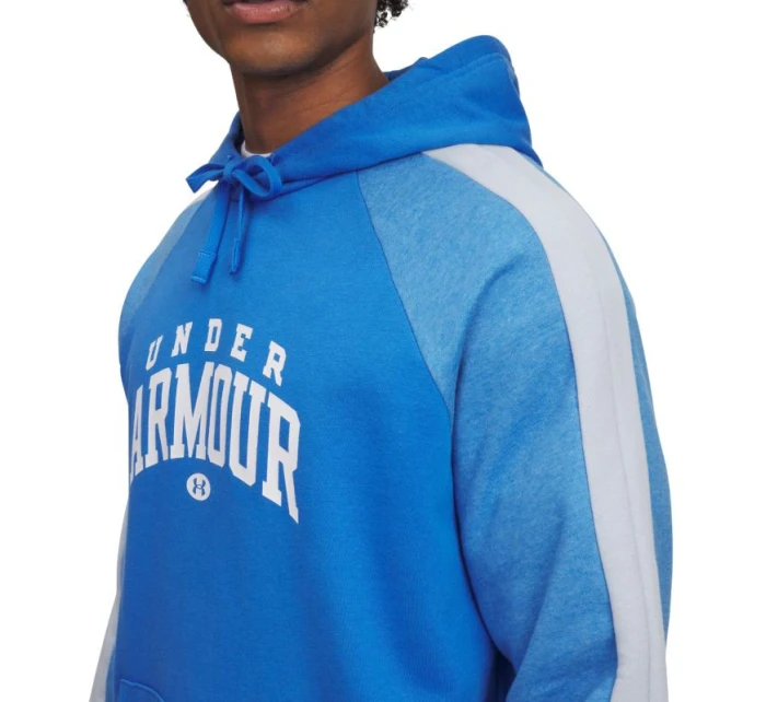 Pánská mikina Under Armour Rival Fleece Colorblock Hoodie blue 6003958 402 pánské Pánská mikina Under Armour Rival Fleece Colorblock Hoodie blue 6003958 402 pánské