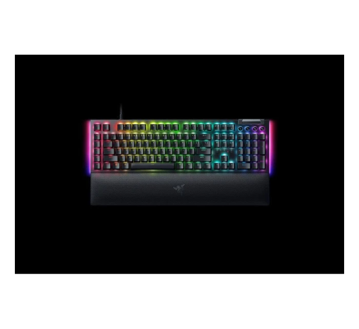 Klávesnice Razer BlackWidow V4 - podsvícení - USB-C - QWERTZ - němčina - spínač kláves: Razer Green Klávesnice Razer BlackWidow V4 - podsvícení - USB-C - QWERTZ - němčina - spínač kláves: Razer Green