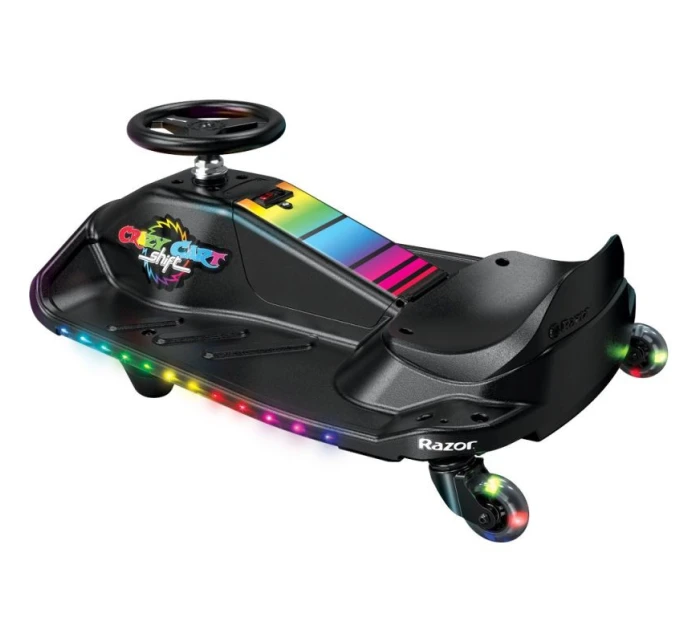 Razor CRAZY CART Shift Lightshow Lithium - Elektrické vozidlo pro driftování Razor CRAZY CART Shift Lightshow Lithium - Elektrické vozidlo pro driftování