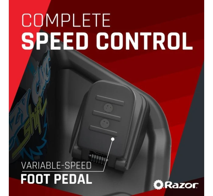 Razor CRAZY CART Shift Lightshow Lithium - Elektrické vozidlo pro driftování Razor CRAZY CART Shift Lightshow Lithium - Elektrické vozidlo pro driftování