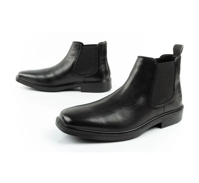 Pánské boty Skechers Miller-Boris sable boots smart leather Pánské boty Skechers Miller-Boris sable boots smart leather