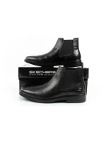 Pánské boty Skechers Miller-Boris sable boots smart leather Pánské boty Skechers Miller-Boris sable boots smart leather