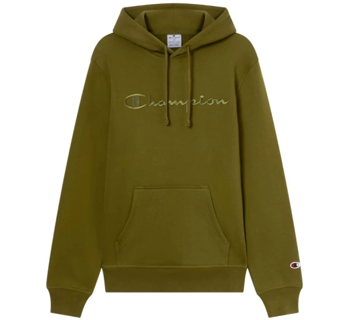 Pánská mikina Champion s kapucí olivová 220271 GS585 pánské Pánská mikina Champion s kapucí olivová 220271 GS585 pánské