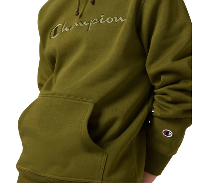Pánská mikina Champion s kapucí olivová 220271 GS585 pánské Pánská mikina Champion s kapucí olivová 220271 GS585 pánské