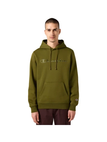 Pánská mikina Champion s kapucí olivová 220271 GS585 pánské Pánská mikina Champion s kapucí olivová 220271 GS585 pánské