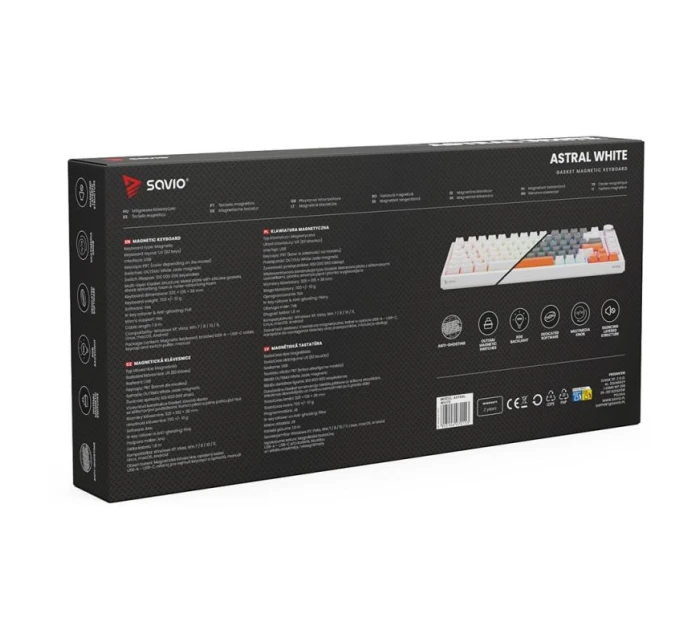 MECHANICKÁ KLÁVESNICE SAVIO ASTRAL WHITE OUTEMU WHITE JADE RGB MECHANICKÁ KLÁVESNICE SAVIO ASTRAL WHITE OUTEMU WHITE JADE RGB