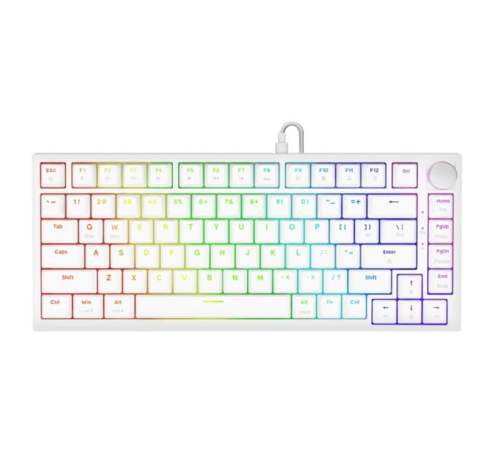 MECHANICKÁ KLÁVESNICE SAVIO ASTRAL WHITE OUTEMU WHITE JADE RGB MECHANICKÁ KLÁVESNICE SAVIO ASTRAL WHITE OUTEMU WHITE JADE RGB