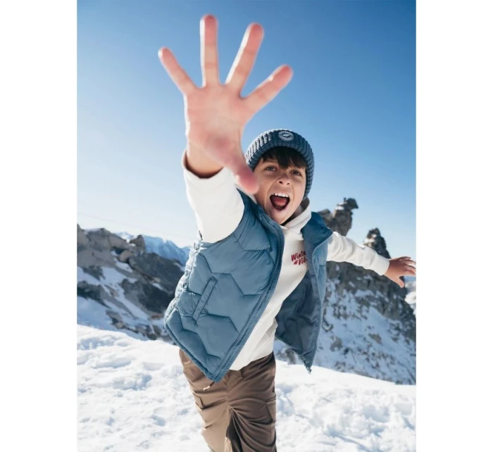 Chlapecké péřové tričko bez rukávů se syntetickou výplní 4F 4FJRAW25TVJAM325-32S Chlapecké péřové tričko bez rukávů se syntetickou výplní 4F 4FJRAW25TVJAM325-32S