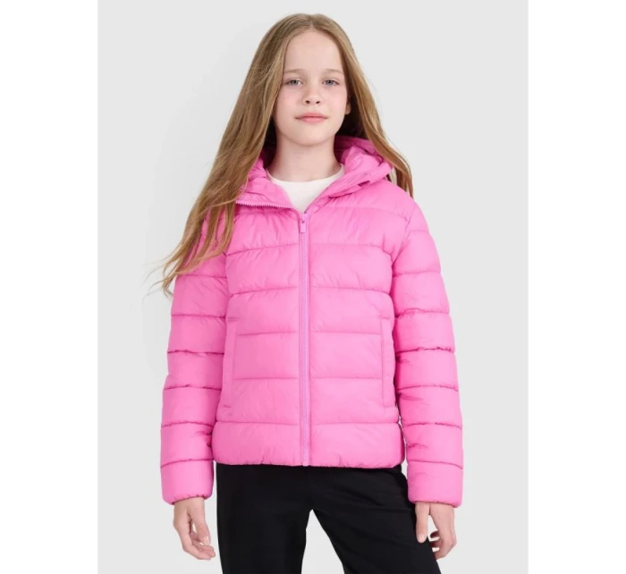 Dívčí péřová bunda se syntetickou výplní 4F 4FJRAW25TDJAF0816-54S Dívčí péřová bunda se syntetickou výplní 4F 4FJRAW25TDJAF0816-54S