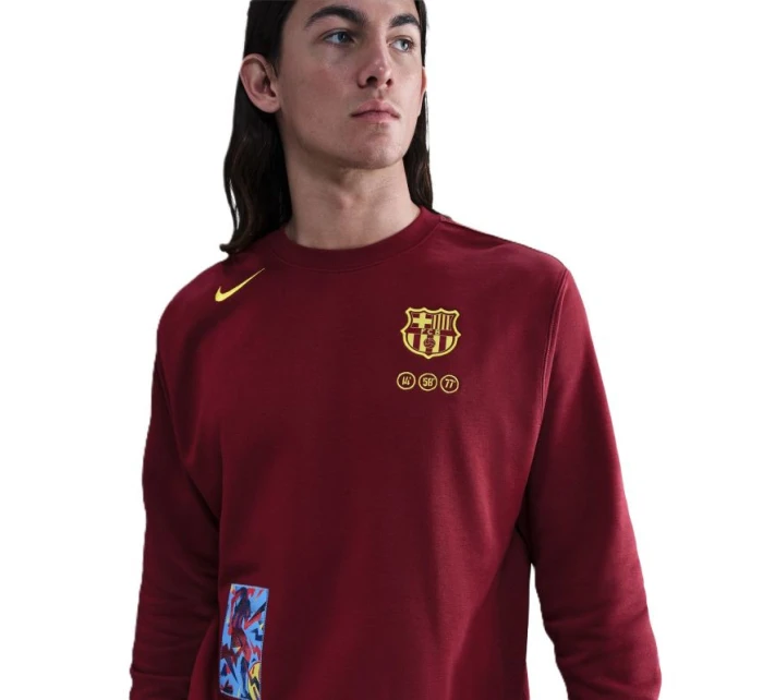 Klubová mikina Nike FC Barcelona Crew FZ1259-677 Klubová mikina Nike FC Barcelona Crew FZ1259-677