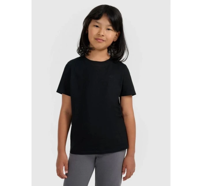 Dívčí hladké tričko model 21815557 - 4F Dívčí hladké tričko model 21815557 - 4F