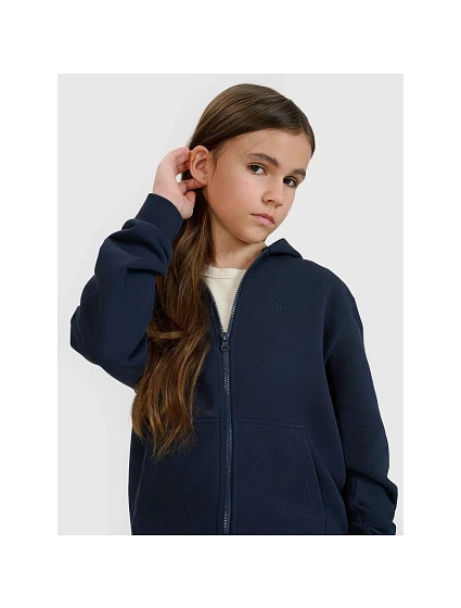 Bluza dresowa rozpinana z kapturem dziewczęca 4F 4FJWMM00TSWSF1861-31S Bluza dresowa rozpinana z kapturem dziewczęca 4F 4FJWMM00TSWSF1861-31S