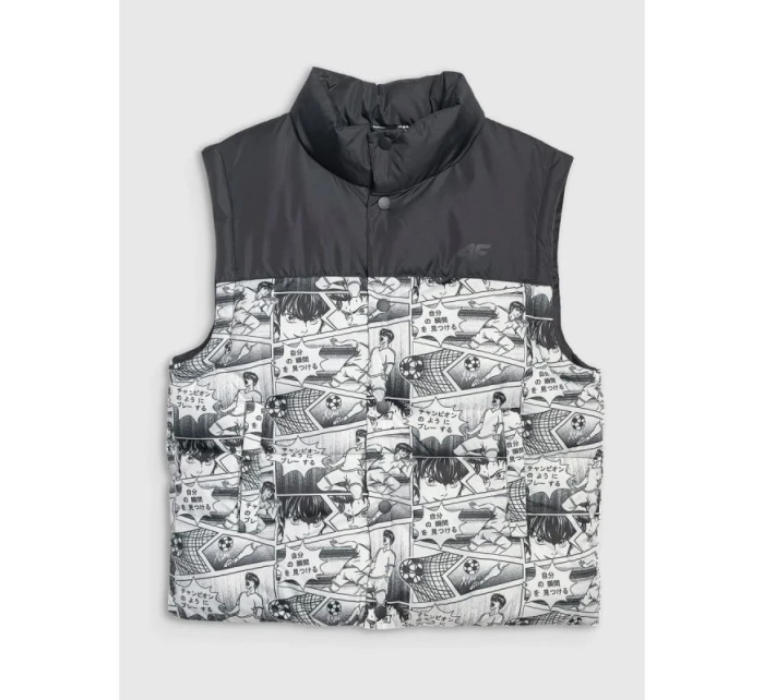 Chlapecké bez rukávů se syntetickou výplní 4F 4FJRAW25TVJAM321-10A Chlapecké bez rukávů se syntetickou výplní 4F 4FJRAW25TVJAM321-10A