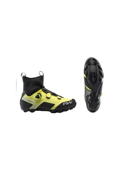 Cyklistické boty NORTHWAVE Celsius Xc Arc GTX yellow/black - 42 Cyklistické boty NORTHWAVE Celsius Xc Arc GTX yellow/black - 42