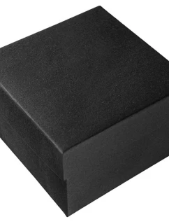 Hladká krabička na hodinky - černá