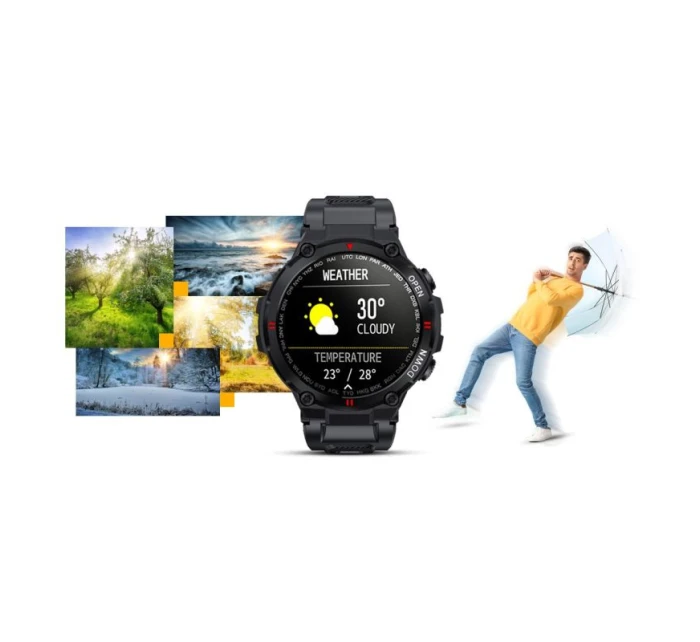 Chytré hodinky Black model 21804541 - Giewont Chytré hodinky Black model 21804541 - Giewont